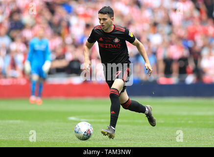 Sunderlands Lewis Morgan während des Sky Bet Liga eine Play-off-Finale im Wembley Stadion, London. Stockfoto