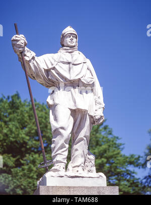 Robert Falcon Scott Statue, Worcester Street, Christchurch, Canterbury, Neuseeland Stockfoto