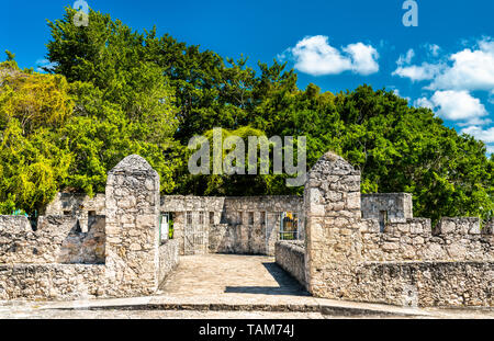 San Felipe Fort in Bacalar, Mexiko Stockfoto