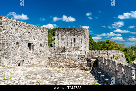 San Felipe Fort in Bacalar, Mexiko Stockfoto