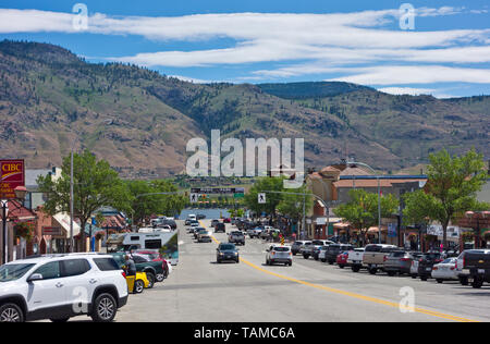 Hauptstraße in Osoyoos, British Columbia, Kanada Stockfoto