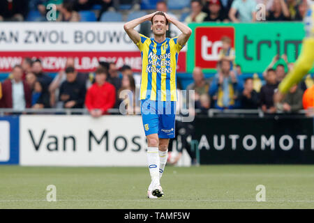 WAALWIJK, Mandemakers Stadion, 25-05-2019, Saison 2018 / 2019, Niederländische Keuken Kampioen Play-offs Finale. RKC Waalwijk Spieler Kevin Vermeulen während des Spiels RKC-Go Ahead Eagles (Play-off) Stockfoto