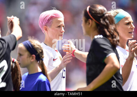 Harrison, New Jersey, USA. 26 Mai, 2019. Von uns Frauen National Mannschaft vorwärts Megan Rapinoe (15) bei Red Bull Arena in Harrison, New Jersey USA gesehen wird Niederlagen Mexiko 3 bis 0 Credit: Brooks Von Arx/ZUMA Draht/Alamy leben Nachrichten Stockfoto