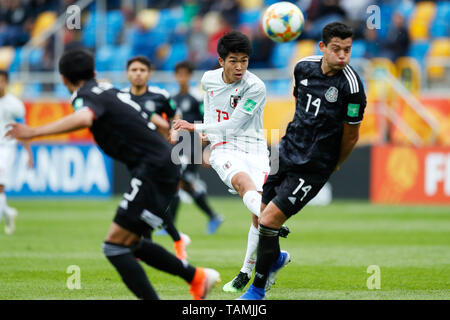 Gdynia, Polen. Credit: D. am 26 Mai, 2019. Taisei Miyashiro (JPN) Fußball: FIFA U-20 WM Polen 2019 match Mexiko 0-3 Japan in Gdynia Stadion in Gdynia, Polen. Credit: D. Nakashima/LBA/Alamy leben Nachrichten Stockfoto