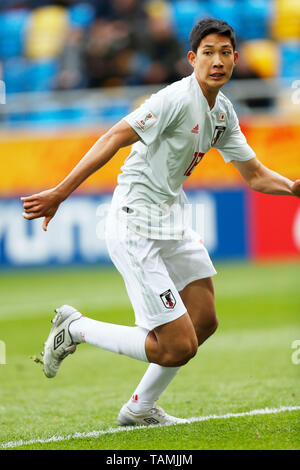 Gdynia, Polen. Credit: D. am 26 Mai, 2019. Taichi Hara (JPN) Fußball: FIFA U-20 WM Polen 2019 match Mexiko 0-3 Japan in Gdynia Stadion in Gdynia, Polen. Credit: D. Nakashima/LBA/Alamy leben Nachrichten Stockfoto