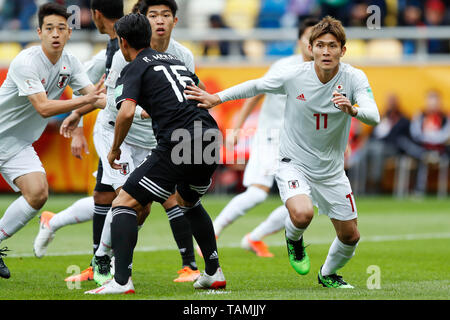 Gdynia, Polen. Credit: D. am 26 Mai, 2019. Kyosuke Tagawa (JPN) Fußball: FIFA U-20 WM Polen 2019 match Mexiko 0-3 Japan in Gdynia Stadion in Gdynia, Polen. Credit: D. Nakashima/LBA/Alamy leben Nachrichten Stockfoto