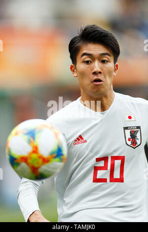 Gdynia, Polen. Credit: D. am 26 Mai, 2019. Keito Nakamura (JPN) Fußball: FIFA U-20 WM Polen 2019 match Mexiko 0-3 Japan in Gdynia Stadion in Gdynia, Polen. Credit: D. Nakashima/LBA/Alamy leben Nachrichten Stockfoto