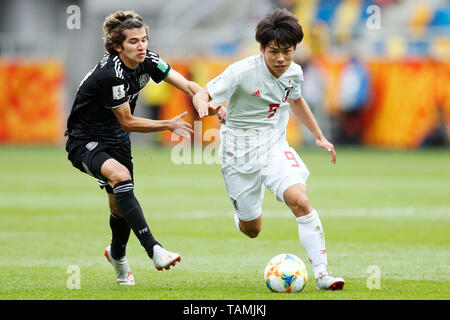 Gdynia, Polen. Credit: D. am 26 Mai, 2019. Koki Saito (JPN) Fußball: FIFA U-20 WM Polen 2019 match Mexiko 0-3 Japan in Gdynia Stadion in Gdynia, Polen. Credit: D. Nakashima/LBA/Alamy leben Nachrichten Stockfoto