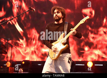 NAPA, Kalifornien - 25. Mai: Juanes führt während BottleRock Napa Valley 2019 bei Napa Valley Expo am 25. Mai 2019 in Napa, Kalifornien. Foto: imageSPACE/MediaPunch Stockfoto