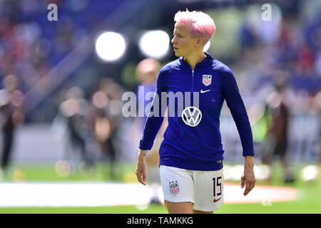 Harrison, New Jersey, USA. 26 Mai, 2019. Von uns Frauen National Mannschaft vorwärts Megan Rapinoe (15) bei Red Bull Arena in Harrison, New Jersey USA gesehen wird Niederlagen Mexiko 3 bis 0 Credit: Brooks Von Arx/ZUMA Draht/Alamy leben Nachrichten Stockfoto