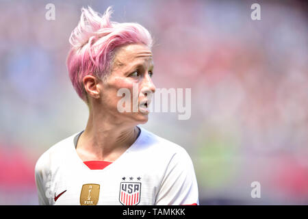 Harrison, New Jersey, USA. 26 Mai, 2019. Von uns Frauen National Mannschaft vorwärts Megan Rapinoe (15) bei Red Bull Arena in Harrison, New Jersey USA gesehen wird Niederlagen Mexiko 3 bis 0 Credit: Brooks Von Arx/ZUMA Draht/Alamy leben Nachrichten Stockfoto