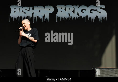 Napa Valley, USA. 26 Mai, 2019. Napa, Kalifornien, 26. Mai 2019, Bischof Briggs auf der Bühne des 2019 Flasche Rock Festival, Tag 3 BottleRock Credit: Ken Howard/Alamy leben Nachrichten Stockfoto