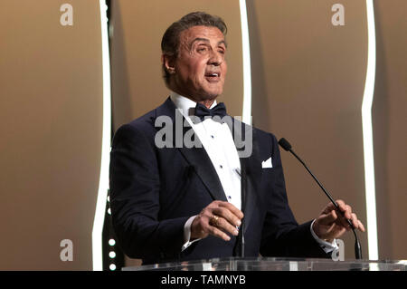 Sylvester Stallone bei der Preisverleihung während der 72Nd Cannes Film Festival im Palais des Festivals am 25. Mai 2019 in Cannes, Frankreich Stockfoto