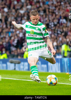 Hampden Park, Glasgow, UK. 25 Mai, 2019. Schottischer Fußball-Cup, Herz von Midlothian vs Celtic; Jonny Hayes von keltischen Credit: Aktion plus Sport/Alamy leben Nachrichten Stockfoto