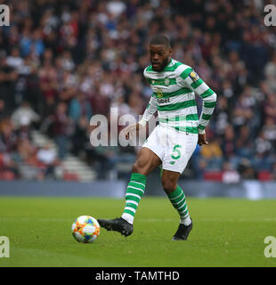 Hampden Park, Glasgow, UK. 25 Mai, 2019. Schottischer Fußball-Cup, Herz von Midlothian vs Celtic; Olivier Ntcham keltischen Credit: Aktion plus Sport/Alamy leben Nachrichten Stockfoto