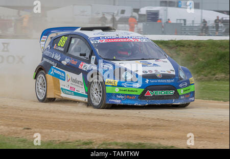 Silverstone, Northampton, Großbritannien. 26 Mai, 2019. 26. Mai 2019, Silverstone, Northampton, England, Speedmachine 2019 Festival; Albert LLovera (UND) während der RX2 Qualifikation Credit: Aktion Plus Sport Bilder/Alamy leben Nachrichten Stockfoto