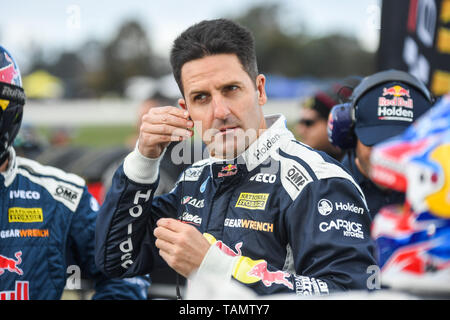 Winton, Victoria, Australien. 26 Mai, 2019. Die Jungfrau Australien Supercars Meisterschaft; Jamie Whincup ist auf dem Gitter vor der Winton SuperSprint Credit: Aktion plus Sport/Alamy Live Nachrichten gesehen Stockfoto