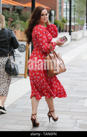 Vicky Pattison außerhalb ITV Studios mit: Vicky Pattison Wo: London, Vereinigtes Königreich, wenn: 24 Apr 2019 Credit: Rocky/WENN.com Stockfoto