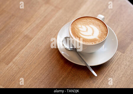 Tasse cappuccino Stockfoto