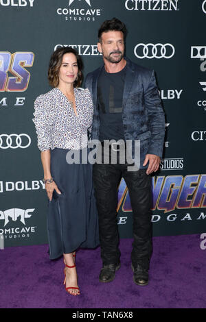 Marvel Studios'' Avengers: Endgame' Weltpremiere auf der Los Angeles Convention Center Mit: Wendy Moniz, Frank Grillo Wo: Los Angeles, Kalifornien, Vereinigte Staaten, wenn: 22 Apr 2019 Credit: Sheri Determan/WENN.com Stockfoto