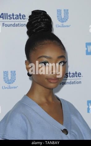 Wir Tag Kalifornien 2019 im Forum Mit: Skai Jackson Wo: Los Angeles, Kalifornien, Vereinigte Staaten, wenn: 25 Apr 2019 Credit: Apega/WENN.com gehalten Stockfoto