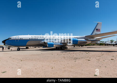 Boeing VC-137 B'Air Force One' bei Pima Air & Space Museum in Tucson, Arizona, USA Stockfoto