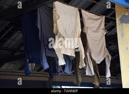 Dhobi Kana Wäscheservice, Cochin, Kerala, Indien Stockfoto