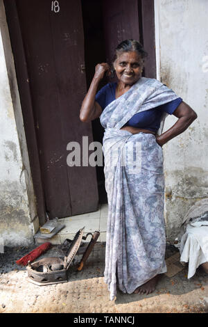 Dhobi Kana Wäscheservice, Cochin, Kerala, Indien Stockfoto