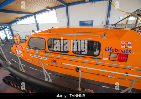 RNLI Lifeboat Station in Lytham St Annes, in der Nähe von Blackpool. Stockfoto