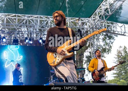 Mai 25, 2019 - Napa, Kalifornien, USA - Latin Musiker JUANES (JUAN ESTEBAN ARISTIZABAL VASQUEZ) während der BottleRock Music Festival in Napa, Kalifornien (Bild: © Daniel DeSlover/ZUMA Draht) Stockfoto