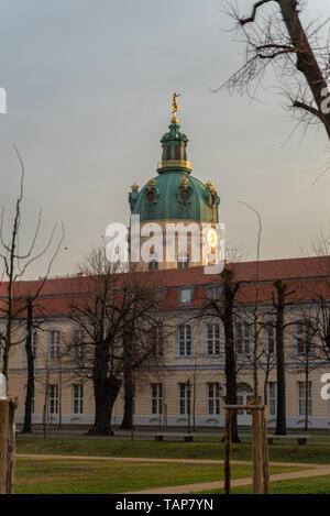 Berlin, Deutschland. Februar 19, 2019. Schloss Charlottenburg ist das größte Schloss in Berlin. Stockfoto