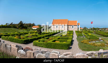 Lutherische Kirche in Hanstholm, Dänemark Stockfoto