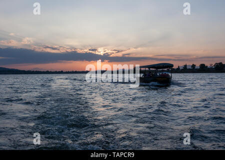 Die Landschaften der Kabini Nagarhole Nationalpark und Tiger Reserve in der Nähe von Mysore, Karnataka, Indien, Asien Stockfoto