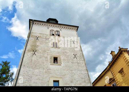 Lotr1eak-Turm in der Altstadt von Zagreb, Kroatien Stockfoto