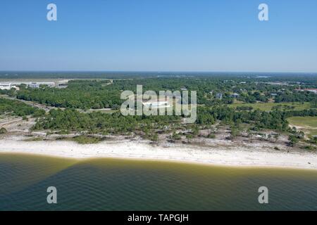 Ein Luftbild von Pensacola Beach, FL, USA Stockfoto
