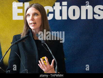 Edinburgh, Schottland, Großbritannien. 27. Mai, 2019. Die sechs neuen schottischen Abgeordneten des Europäischen Parlaments werden an die Stadt Kammern in Edinburgh abgebildeten Aileen McLeod Kredit deklariert: Iain Masterton/Alamy leben Nachrichten Stockfoto