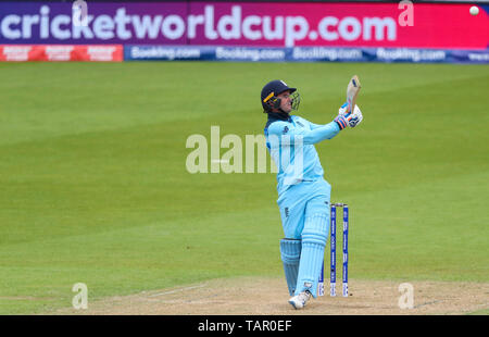 London, Großbritannien. 27. Mai 2019. Jason Roy von England schlagen während der ICC Cricket World Cup Testspiel zwischen England und Afghanistan, am Kia Oval, London. Credit: Cal Sport Media/Alamy leben Nachrichten Stockfoto