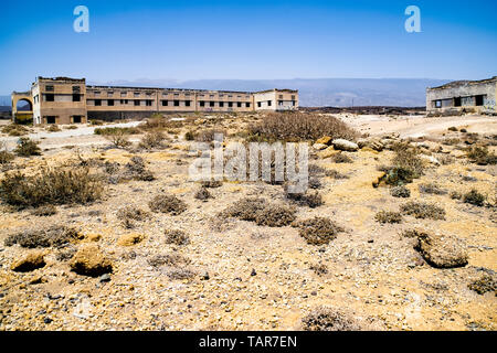 Eindrücke von Abades, Teneriffa, Kanarische Inseln - Verlassenes sanatorium Stockfoto