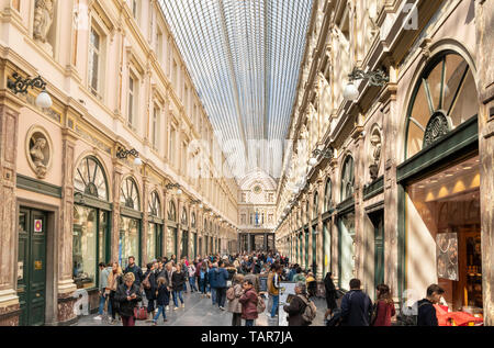 Queen's Gallery Galerie de la Reine Galeries Royales Saint-Hubert Royal Galerie von Saint Hubert Brüssel, Belgien Eu Europa Stockfoto