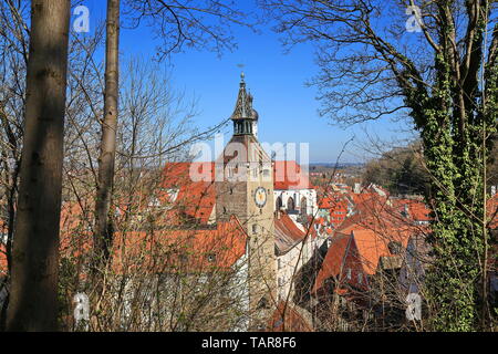 Schmalzturm Wahrzeichen von Landsberg am Lech Stockfoto