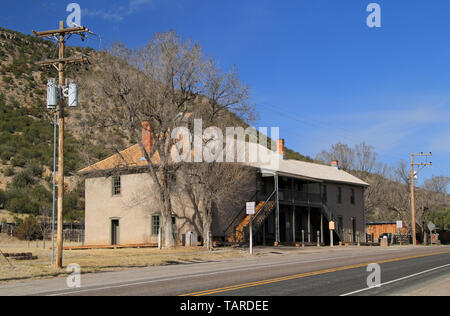 Die Murphy-Dolan Store, hier dargestellt, spielte eine bedeutende Rolle bei der berüchtigten Lincoln County War und diente später als die County courthouse Stockfoto