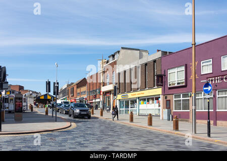 Die Castle Street, Dudley, West Midlands, England, Großbritannien Stockfoto