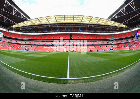 26. Mai 2019, Wembley Stadion, London, England; Sky Bet Liga 1 Endspiel Finale, Charlton Athletic vs Sunderland; Wembley vor KO Credit: Phil Westlake/News Bilder der Englischen Football League Bilder unterliegen DataCo Lizenz Stockfoto