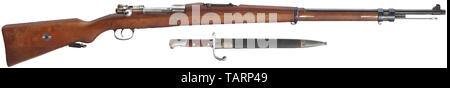 SERVICE WAFFEN, BRASILIEN, Gewehr Modell 1908, DWM, mit Bajonettverschluss, Kaliber 7 x 57, Nummer 260 n, Additional-Rights - Clearance-Info - Not-Available Stockfoto