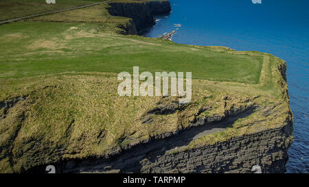 Loop Head an der Grafschaft Clare in Irland - Luftbild Drohne Filmmaterial - Reise Fotografie Stockfoto