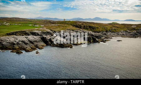 Flug über Malin Head in Irland - Reise Fotografie Stockfoto