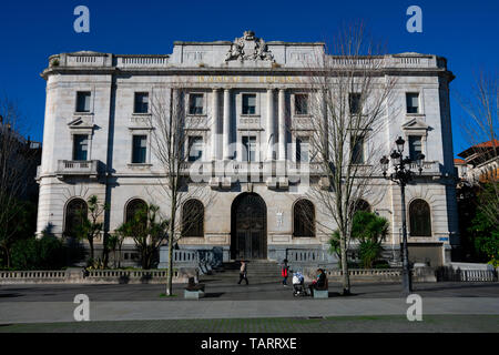 Santander, Spanien. Februar 12, 2019. Bank von Spanien (Banco de Espana) Stockfoto