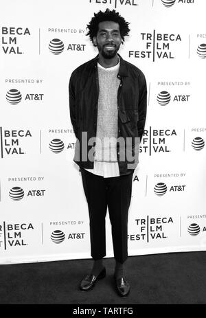 New York, NY - 27. April 2019: Gary Richardson die Premiere der "gute Haltung nimmt während der 2019 Tribeca Film Festival in der SVA Theater Stockfoto