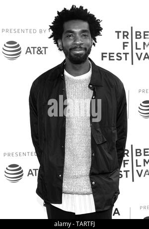 New York, NY - 27. April 2019: Gary Richardson die Premiere der "gute Haltung nimmt während der 2019 Tribeca Film Festival in der SVA Theater Stockfoto