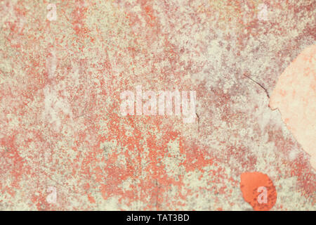 Abgesplitterte gemalten Hintergrund unten aus einem alten Boot Stockfoto